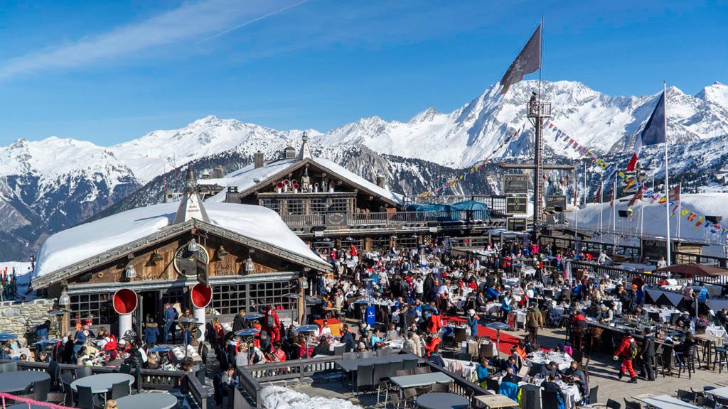 Ski area in Courchevel