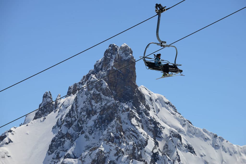Ski Pass for chairlift in Courchevel