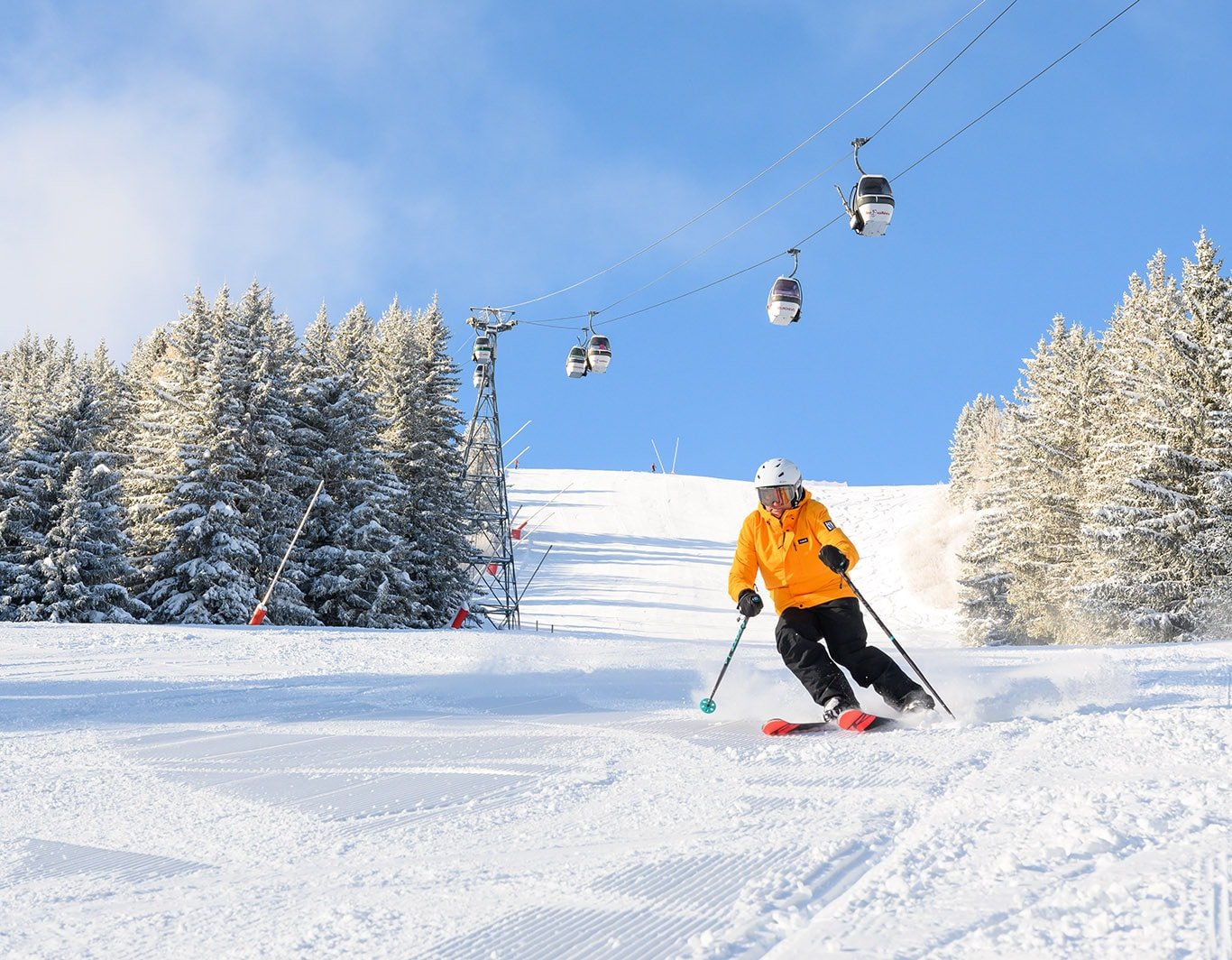 Best ski run courchevel