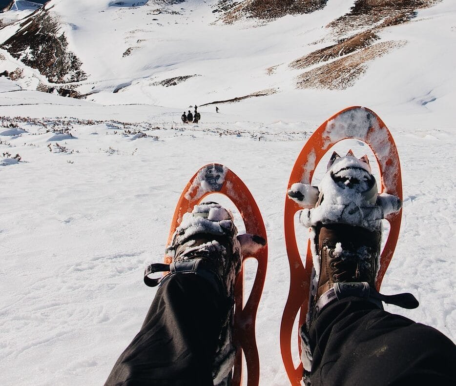 Snowshoeing is a thing to do in Courchevel