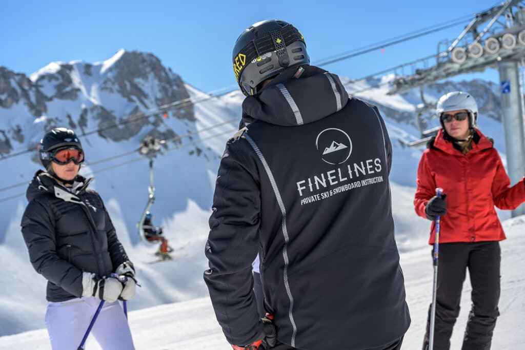 Finelines pro private ski instructor in Courchevel