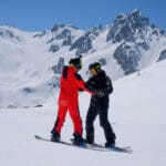 Private snowboard lessons in Coruchevel
