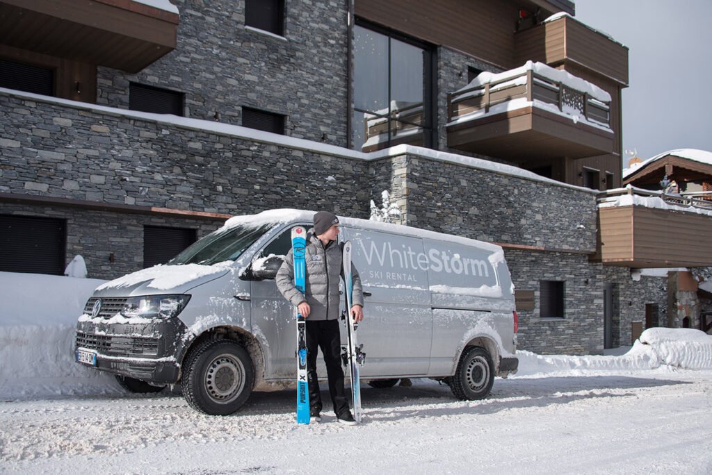 Ski hire Courchevel to a ski chalet