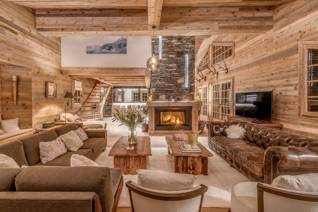 Chalet Namaste Courchevel 1850 Living Room