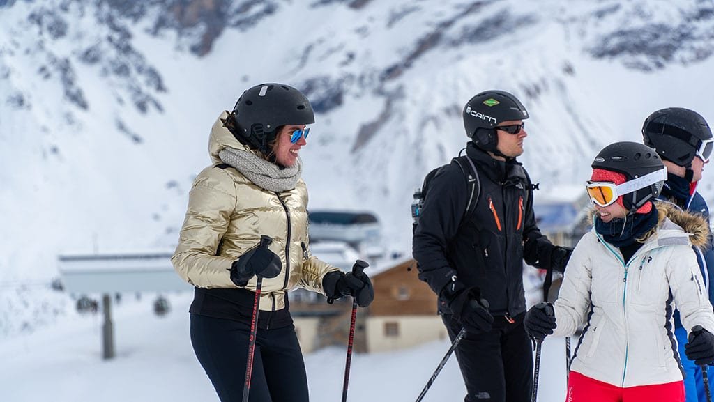 Courchevel Skiing January